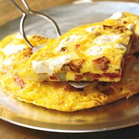 best Potato, Salami, and Cheese Frittata